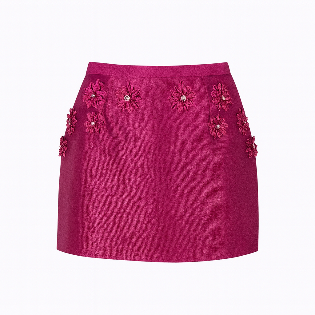 Ebun Skirt | Magenta
