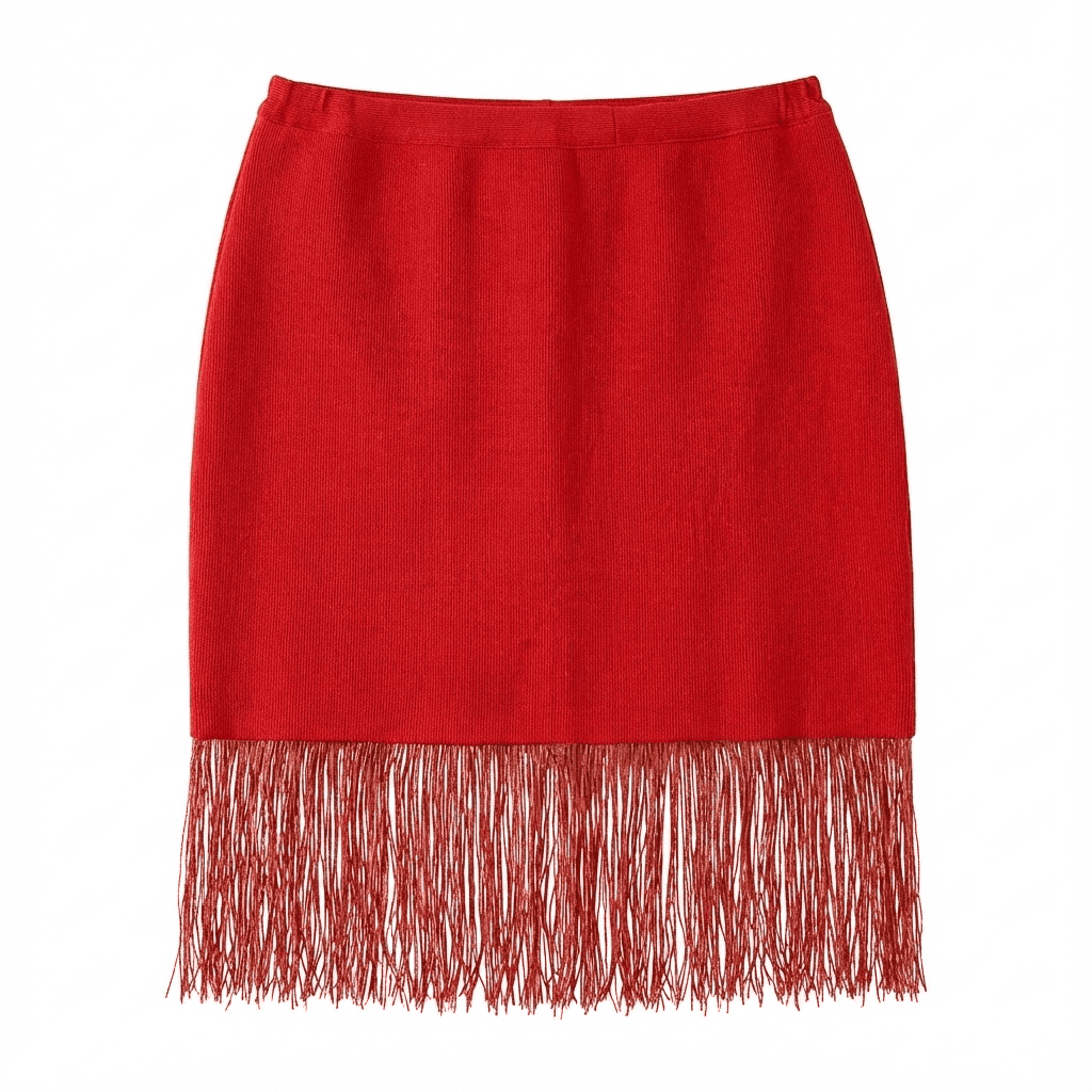 Oge Skirt | Red-1
